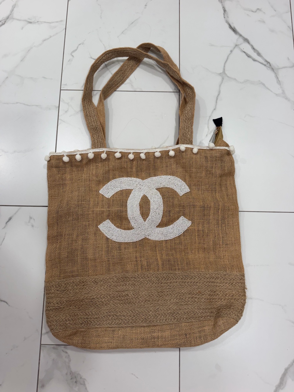 Woven Beach Tote Bag